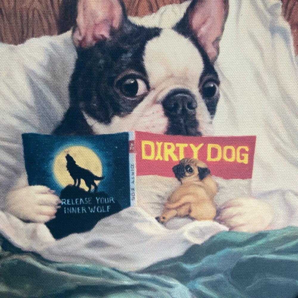 'Dirty Dog' Canvas Art
